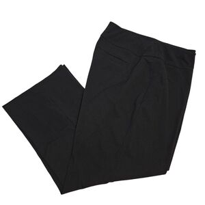 In Every Story Black Flat Front Pull-On Dress Pants